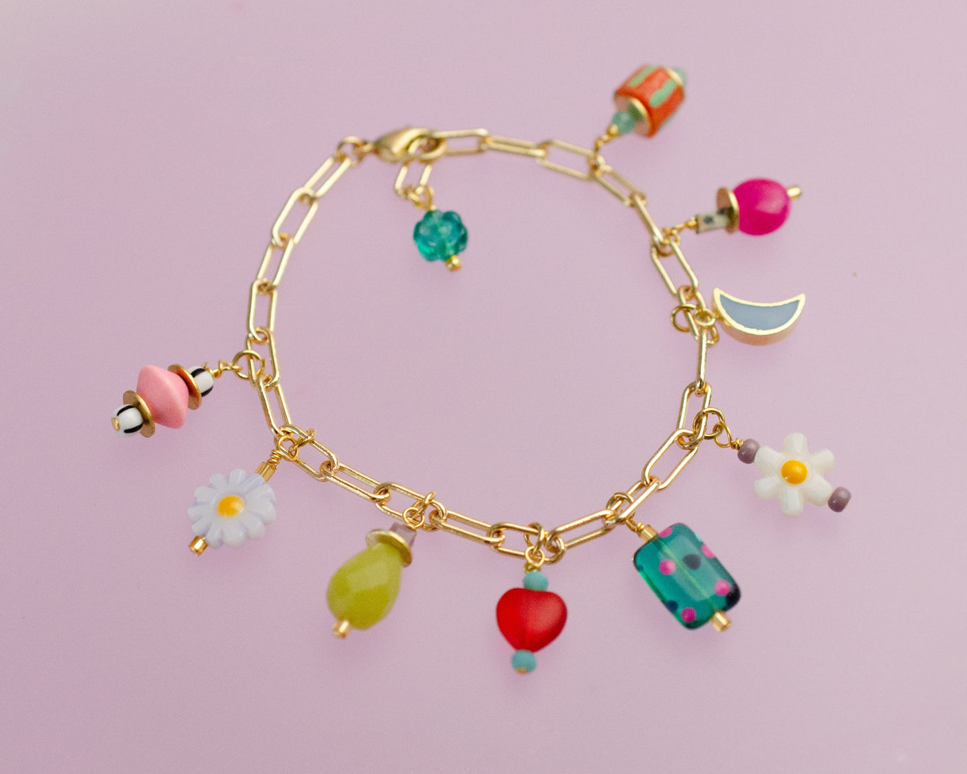 Ladybird Charm Braclet