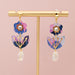 Celine Abstract Flower Earrings