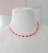 Electric Pink Necklace