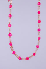 Electric Pink Necklace