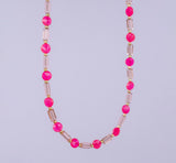 Electric Pink Necklace