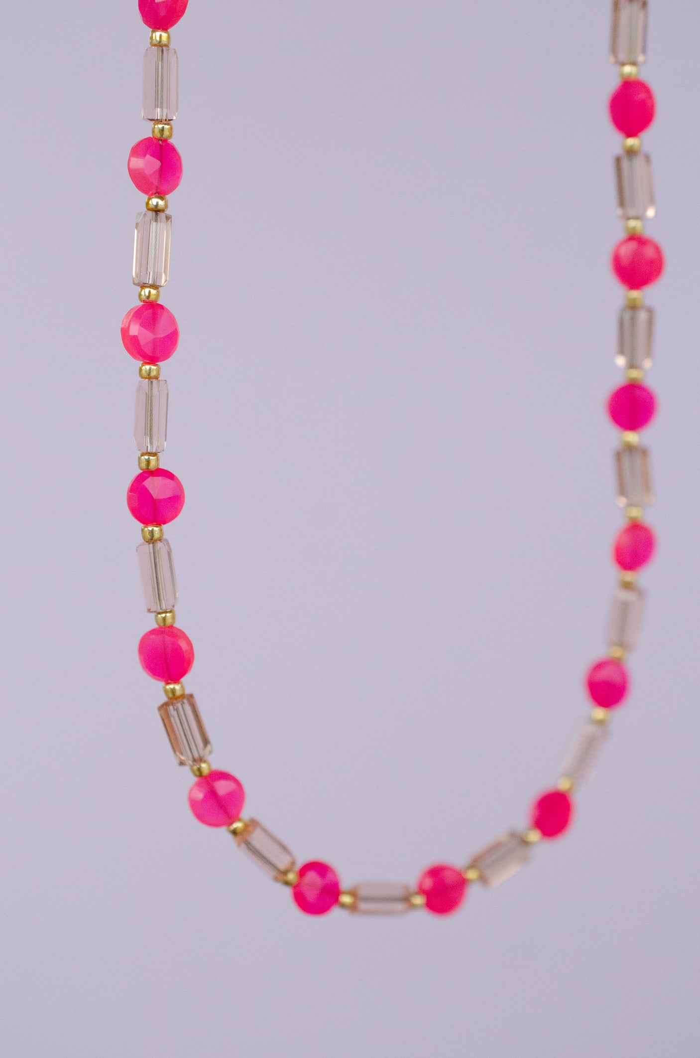 Electric Pink Necklace
