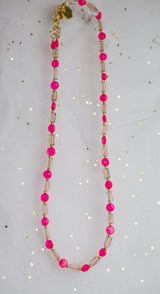 Electric Pink Necklace