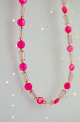 Electric Pink Necklace