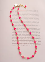 Electric Pink Necklace