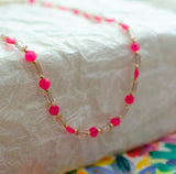 Electric Pink Necklace