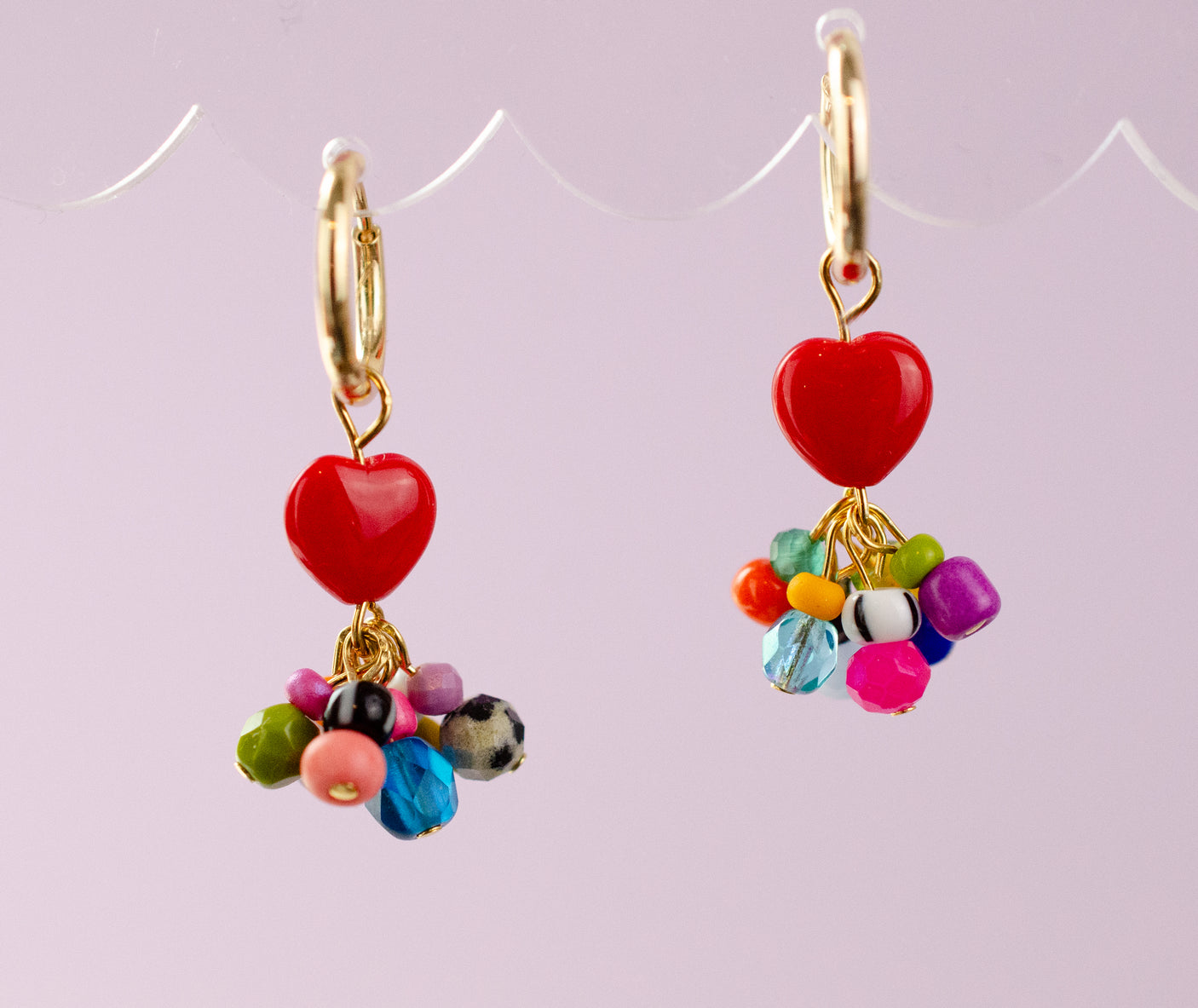 Candy Heart Earrings