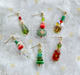 Holly Christmas Mix and Match Earrings