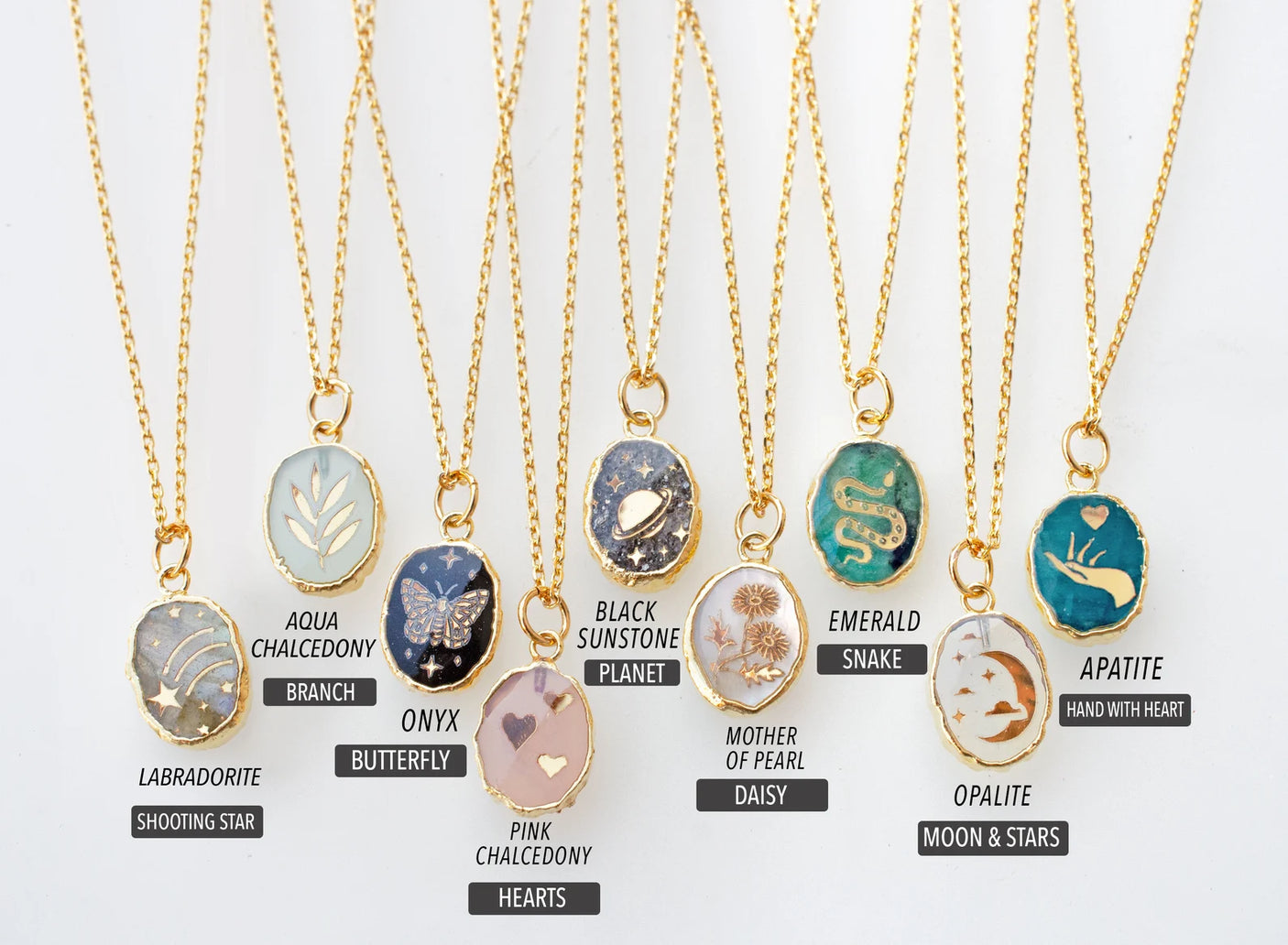 Gemstone Birthstone Necklace