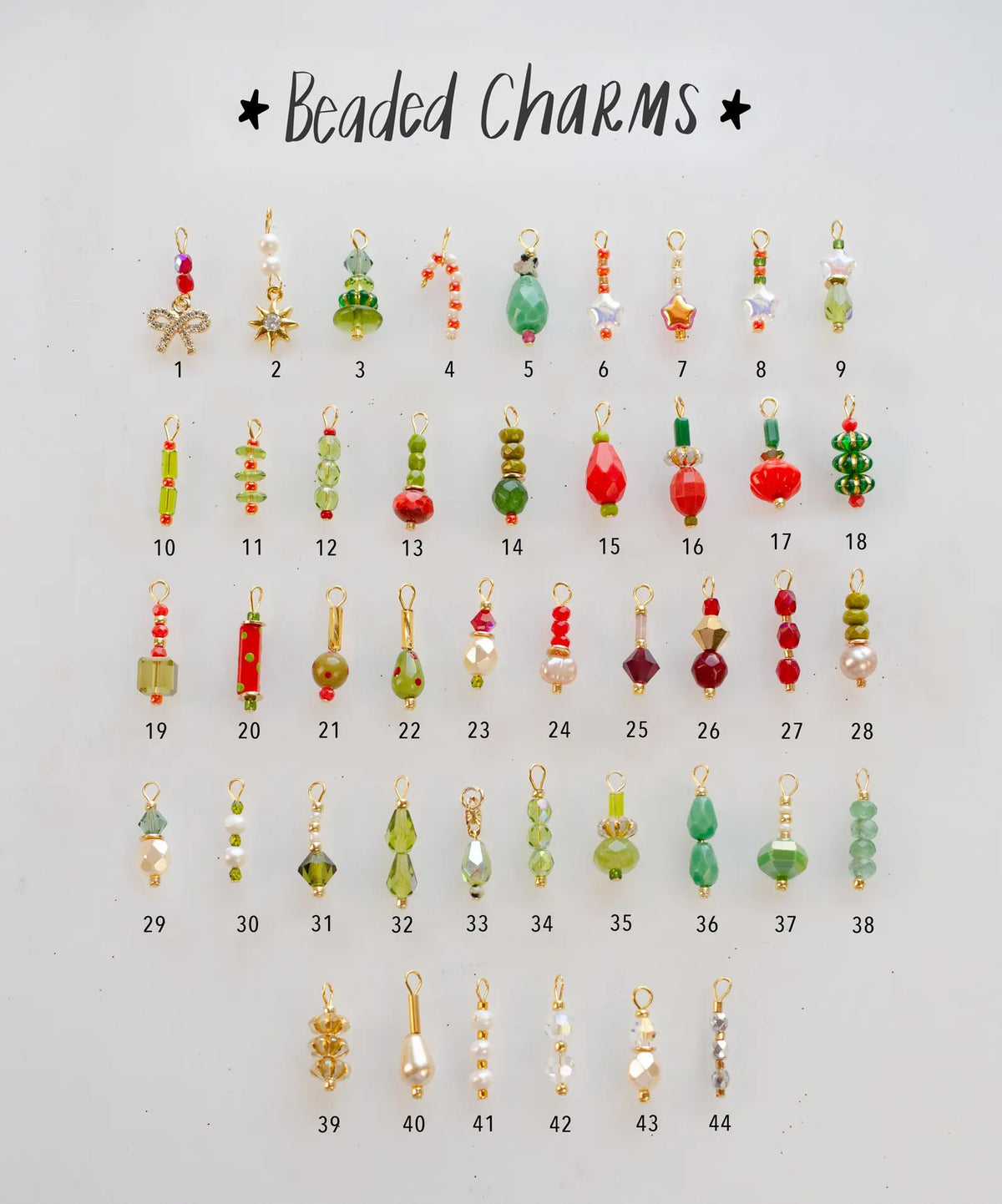 Mix and Match Christmas Charm Earrings
