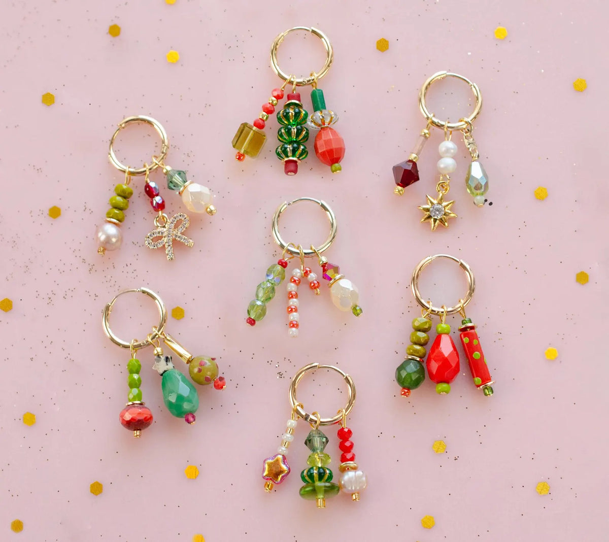 Mix and Match Christmas Charm Earrings