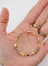 Gilda Beaded Hoops