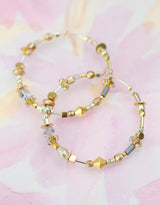 Gilda Beaded Hoops