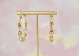 Gilda Beaded Hoops