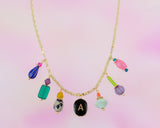 Stella Initial Charm Necklace