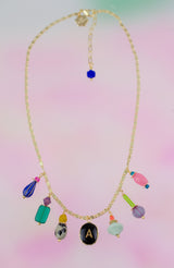 Stella Initial Charm Necklace