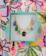 Stella Initial Charm Necklace