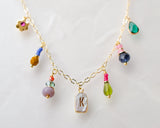 Atlas Initial Charm Necklace