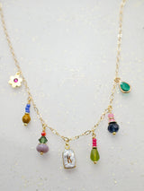 Atlas Initial Charm Necklace