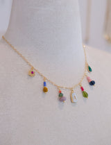 Atlas Initial Charm Necklace