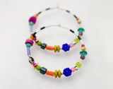 Tabitha Beaded Hoops