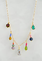 Atlas Initial Charm Necklace
