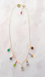Atlas Initial Charm Necklace