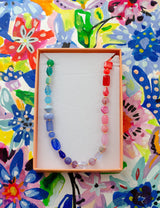 Rainbow Beaded Necklace