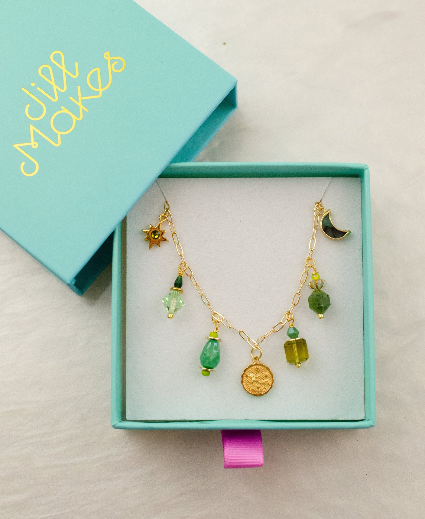 Zodiac Earth Charm Necklace