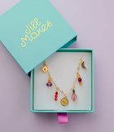 Zodiac Fire Charm Necklace