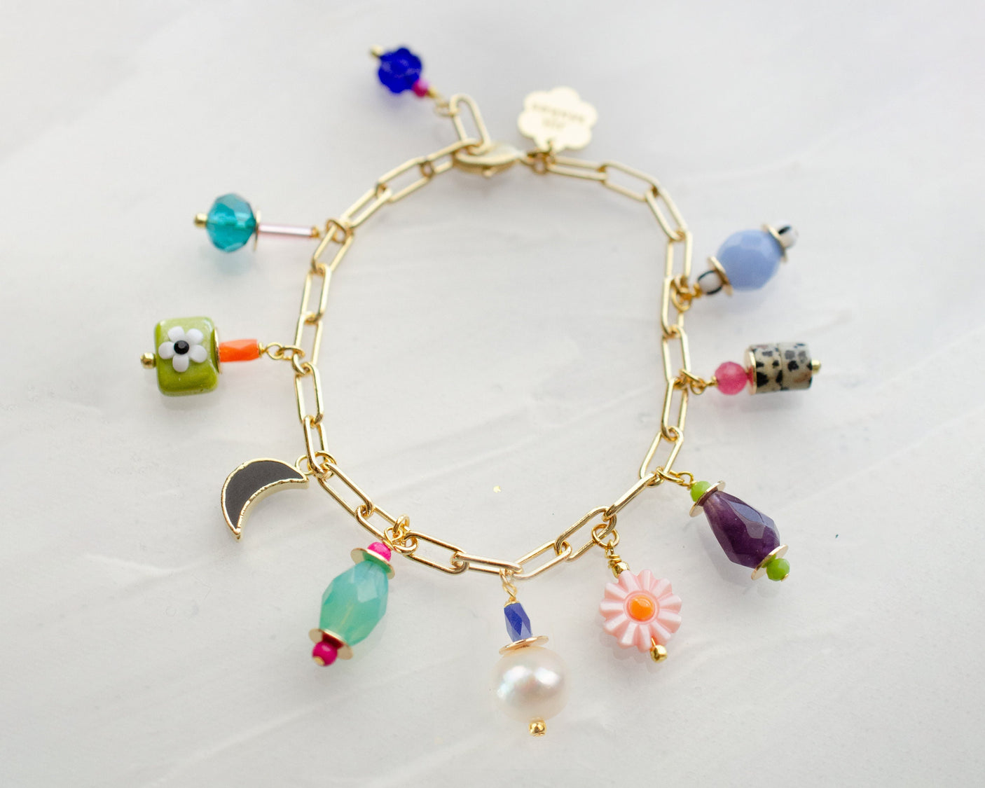 Vienna Initial Charm Bracelet