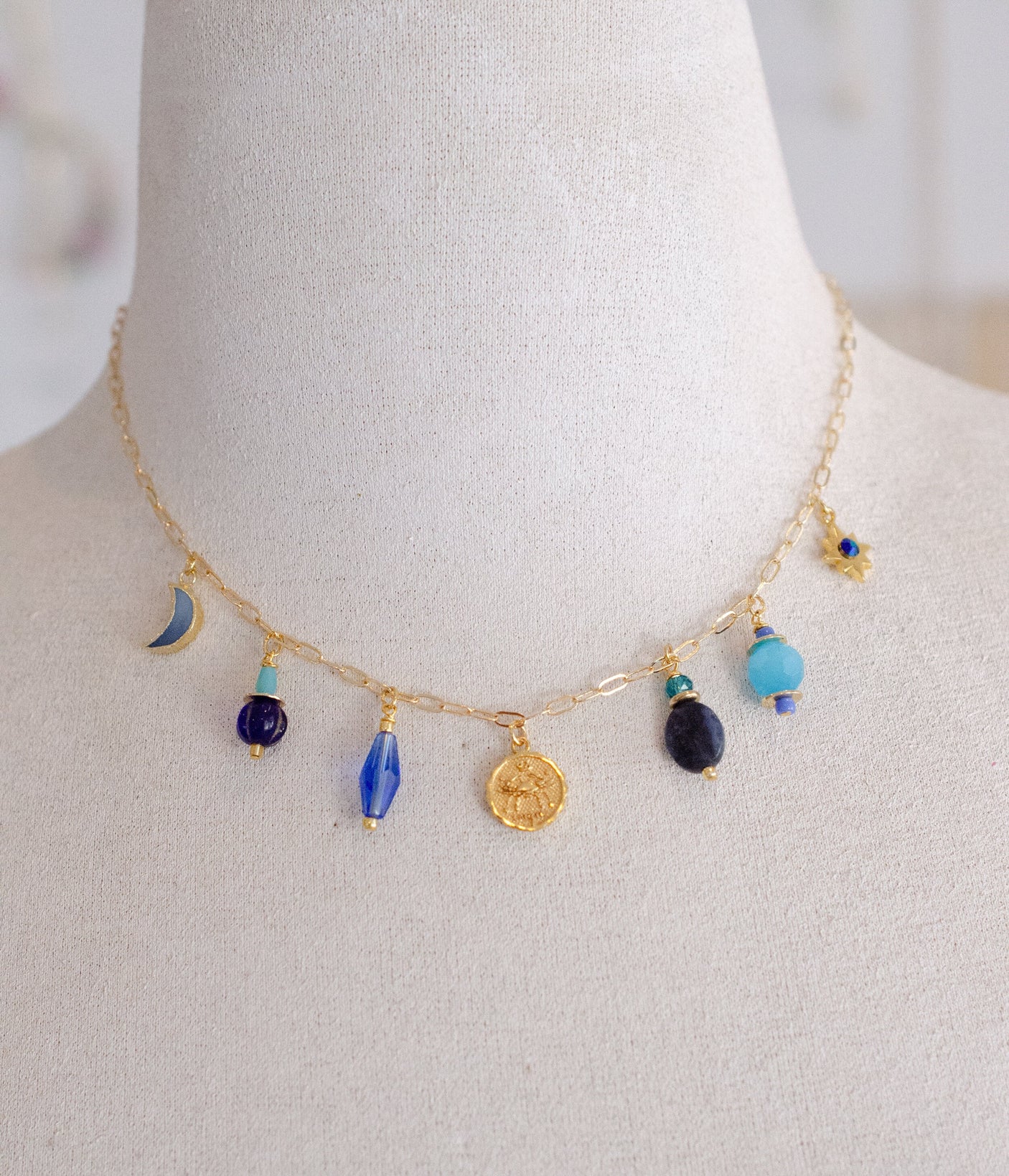 Zodiac Water Charm Necklace