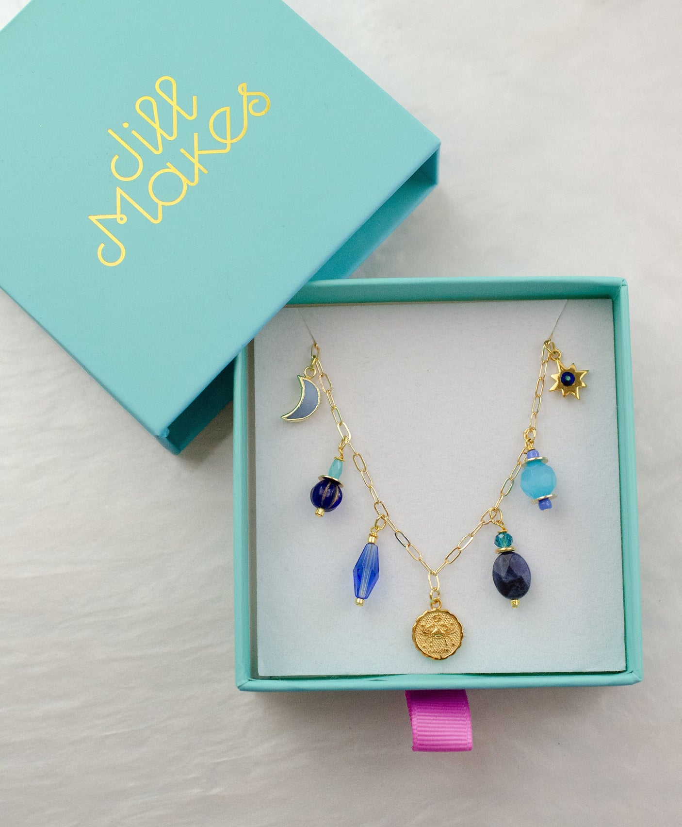 Zodiac Water Charm Necklace