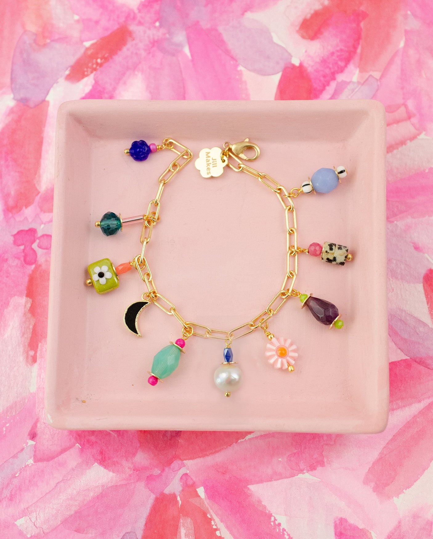 Vienna Initial Charm Bracelet