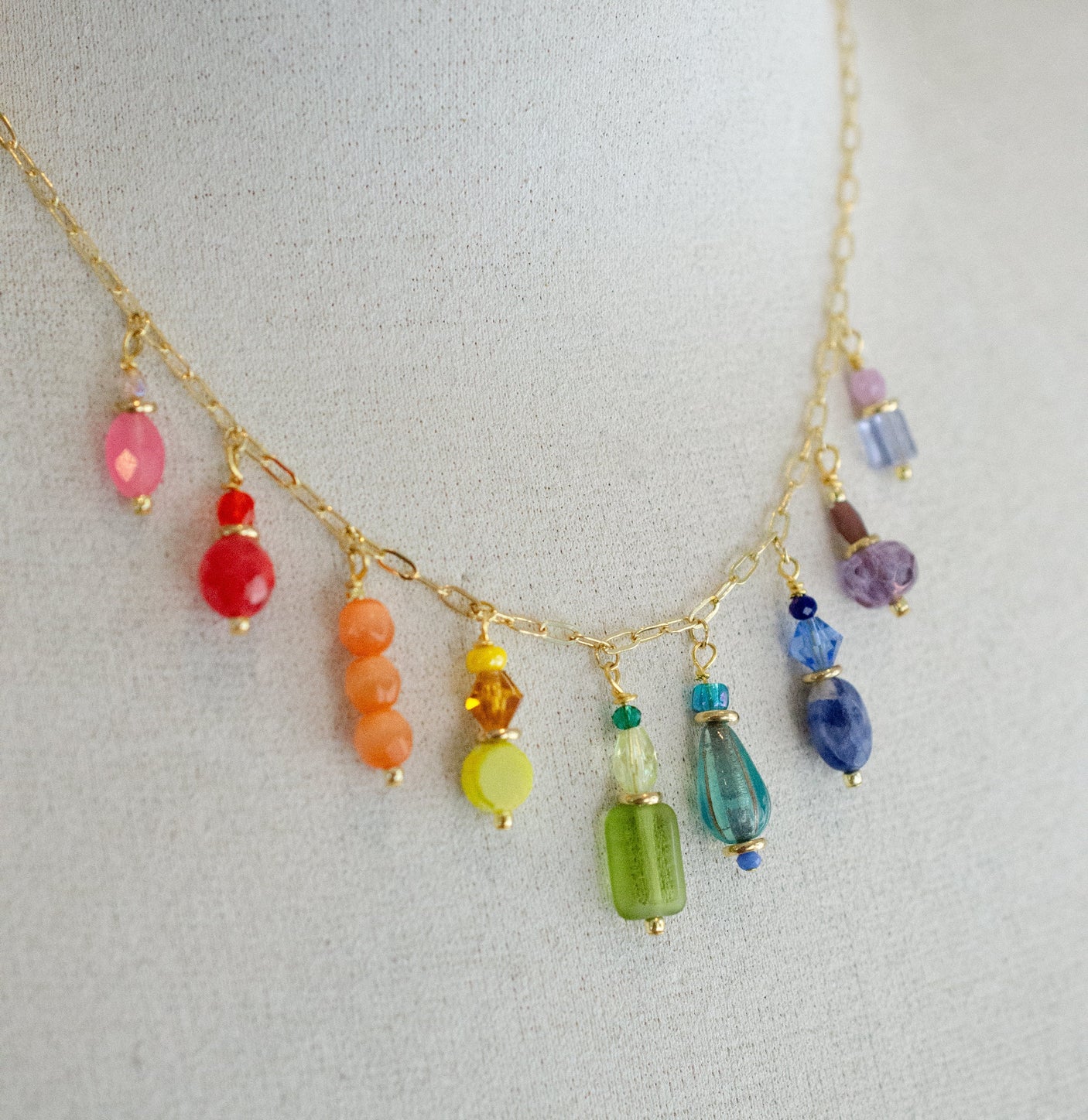 Mosaic Charm Necklace