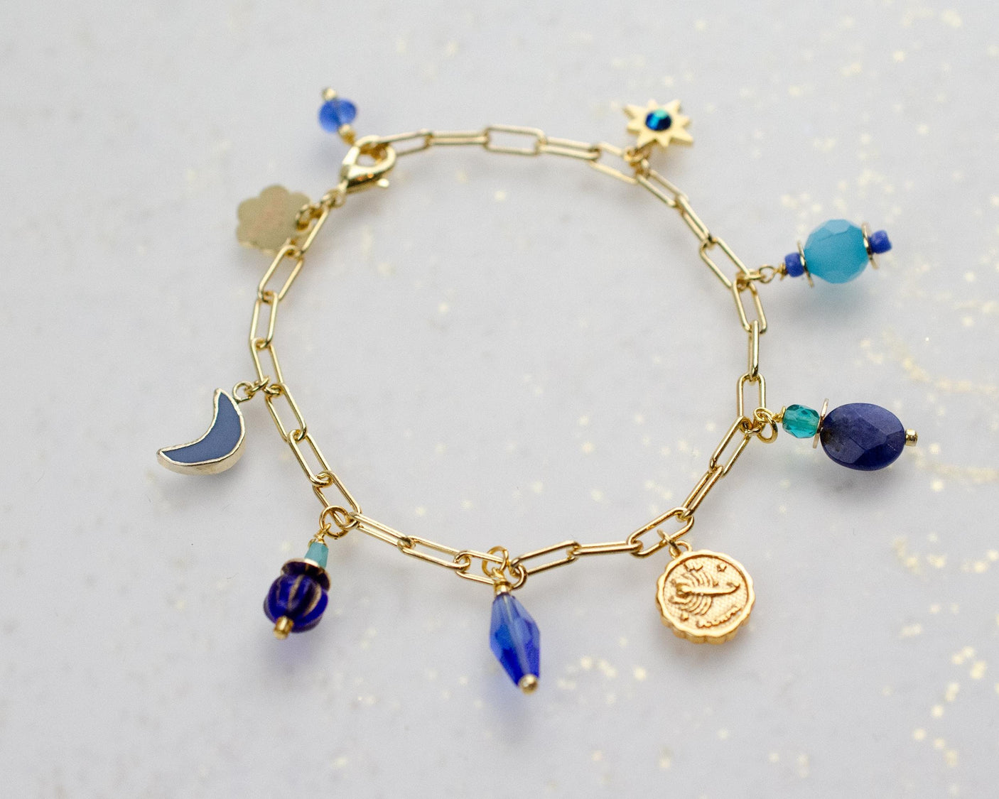 Zodiac Water Charm Bracelet