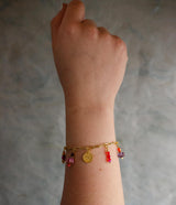 Zodiac Fire Charm Bracelet