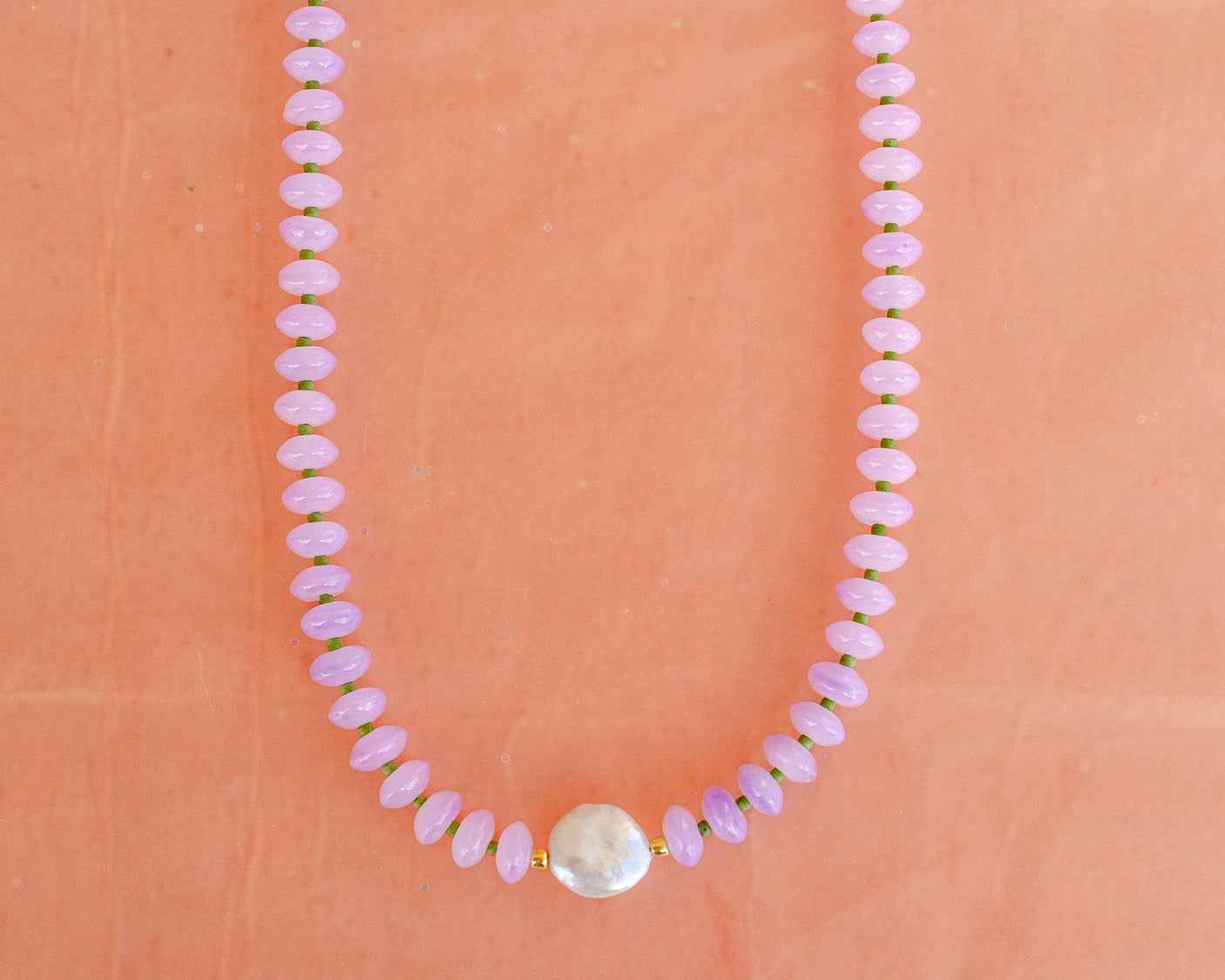 Dew Drop Beaded Necklace