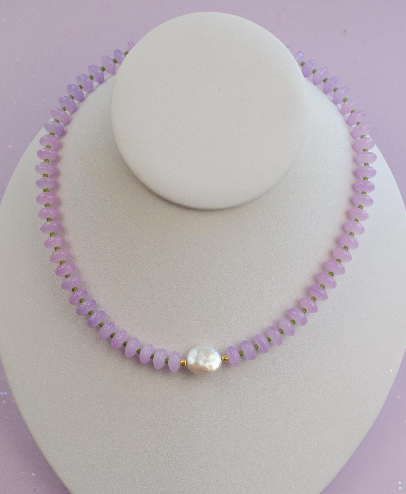 Dew Drop Beaded Necklace