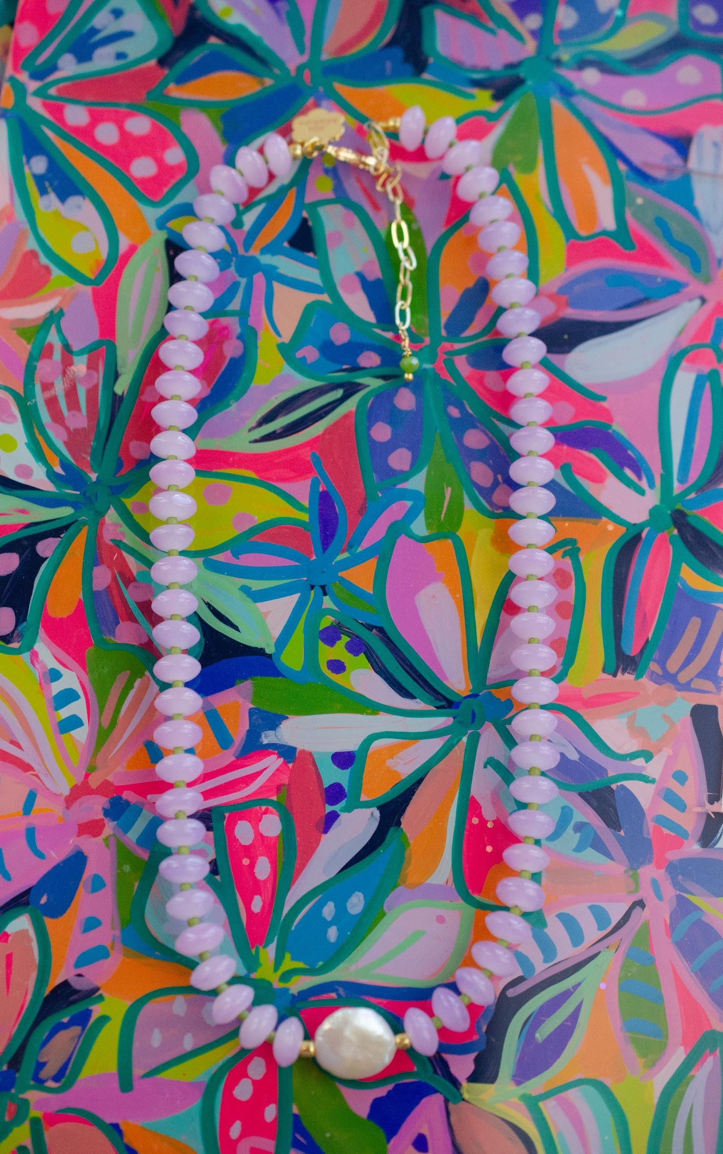 Dew Drop Beaded Necklace