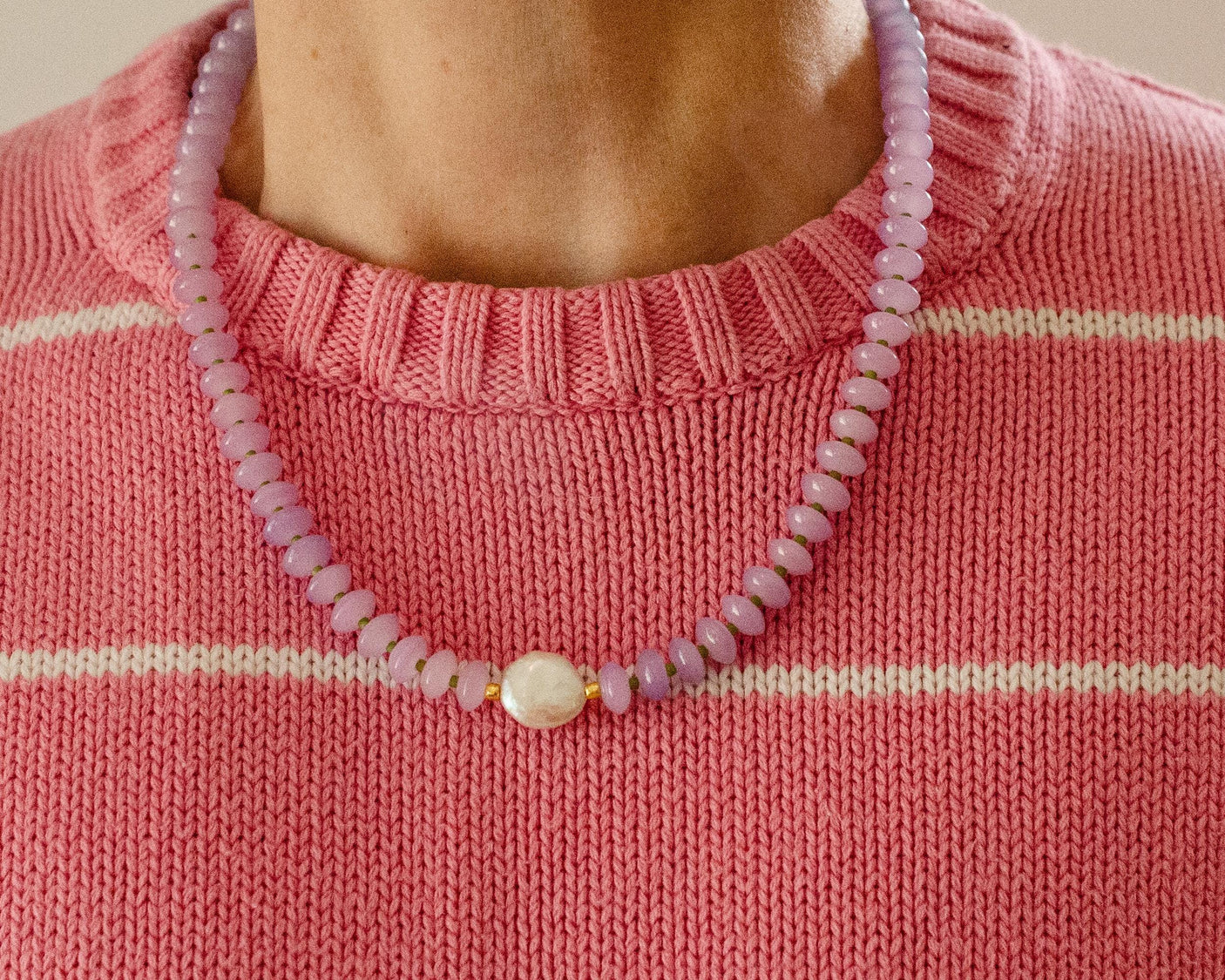 Dew Drop Beaded Necklace