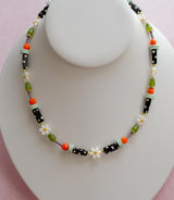 Petal Beaded Necklace