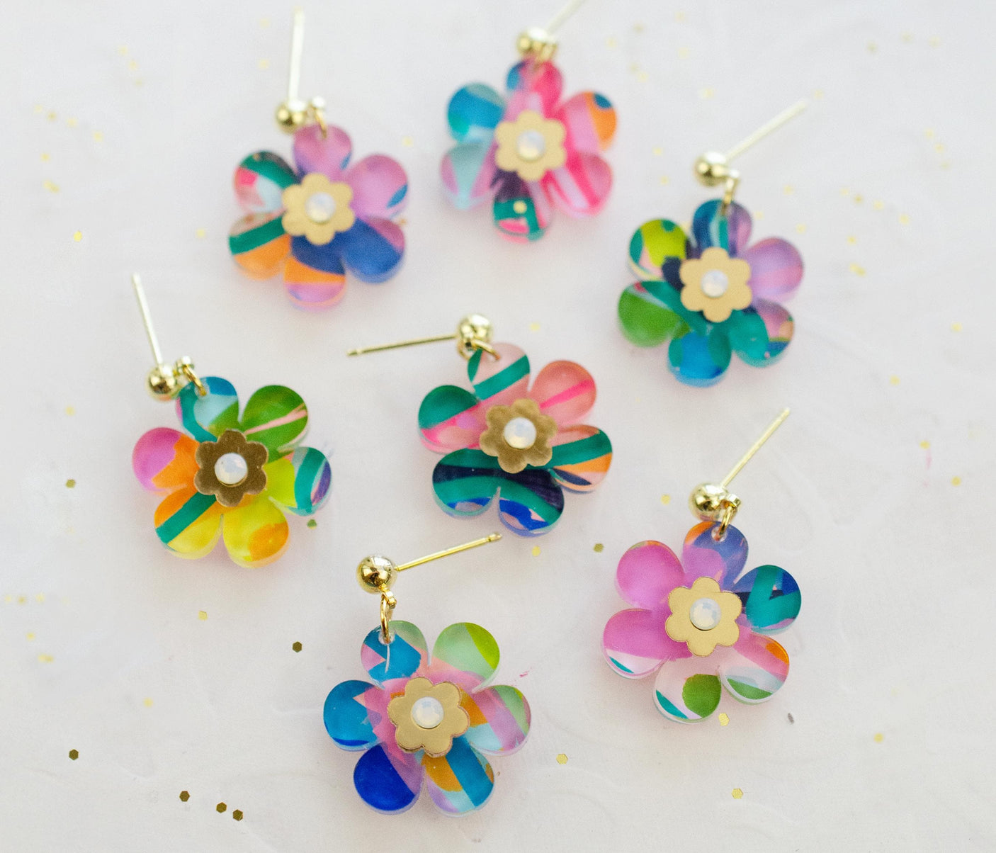 Polly Flower Earrings