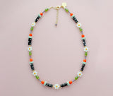 Petal Beaded Necklace