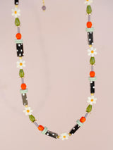 Petal Beaded Necklace