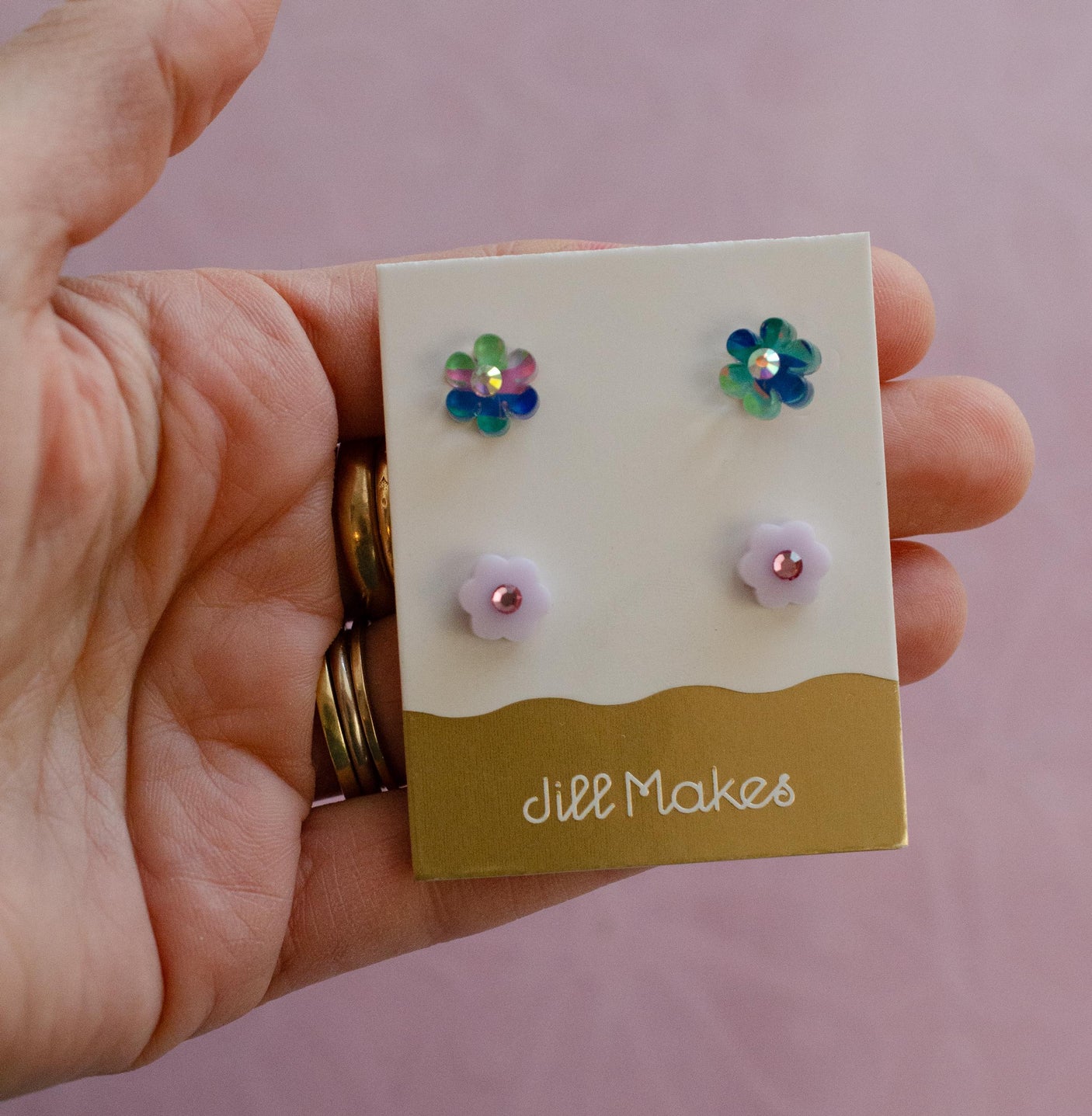 Mini Bloom Stud Earrings