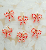 Handpainted Bow Earrings