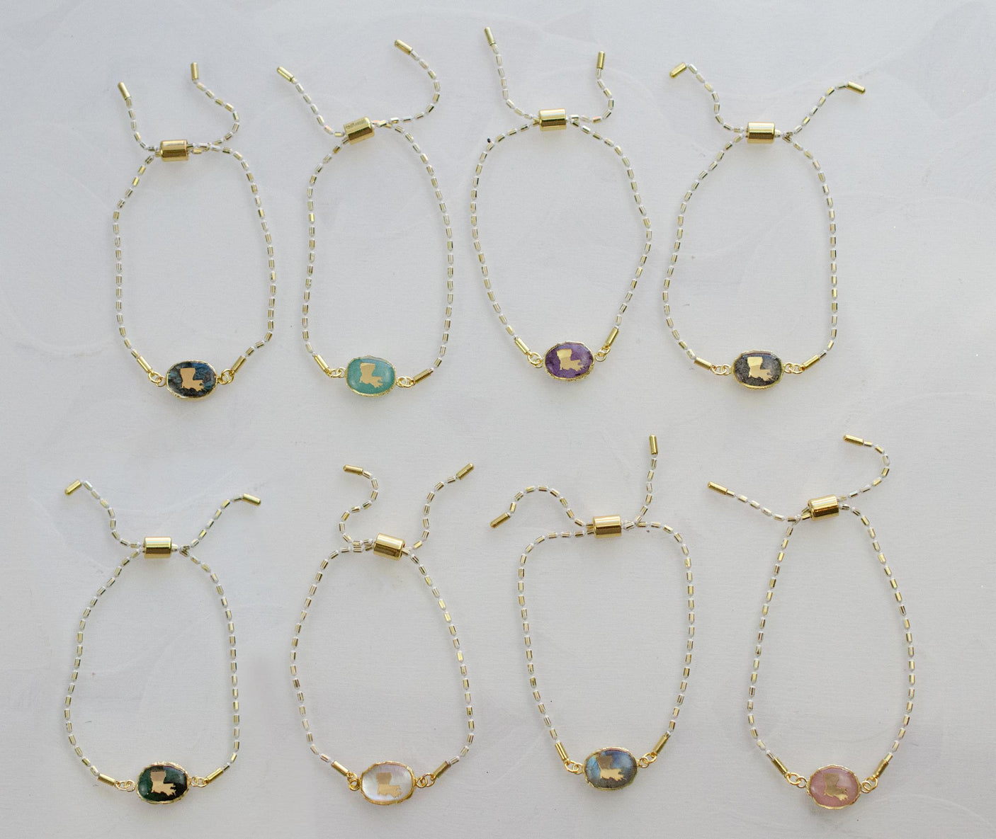 Louisiana Gemstone Bracelet