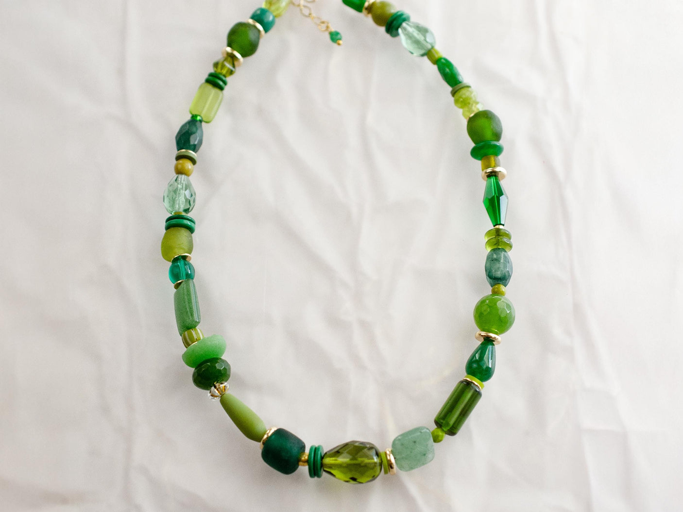 Fern Beaded Necklace
