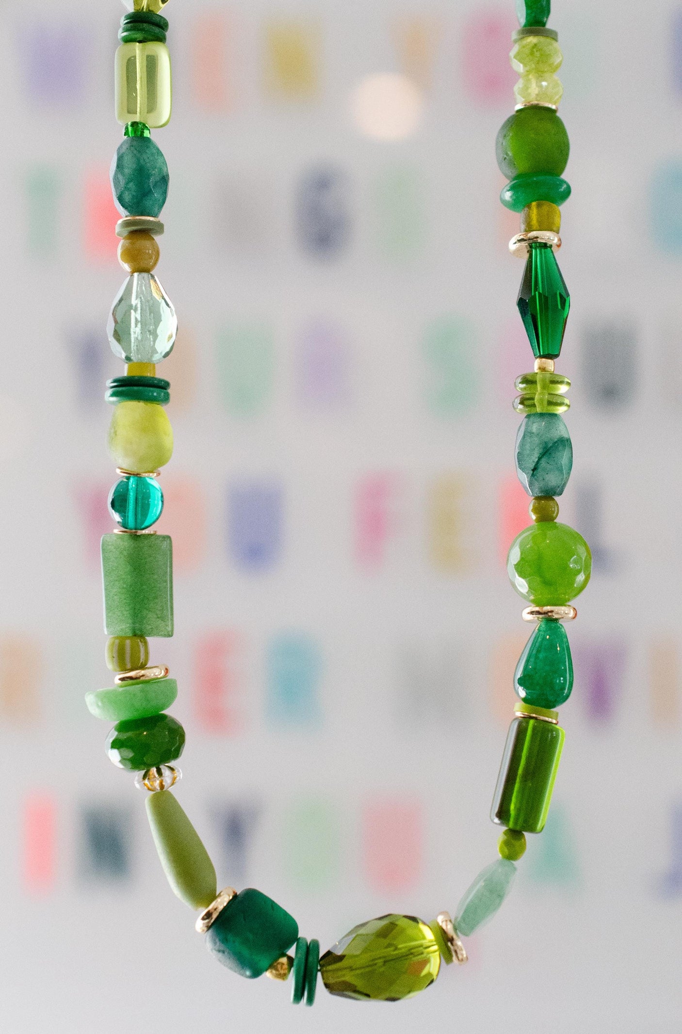 Fern Beaded Necklace